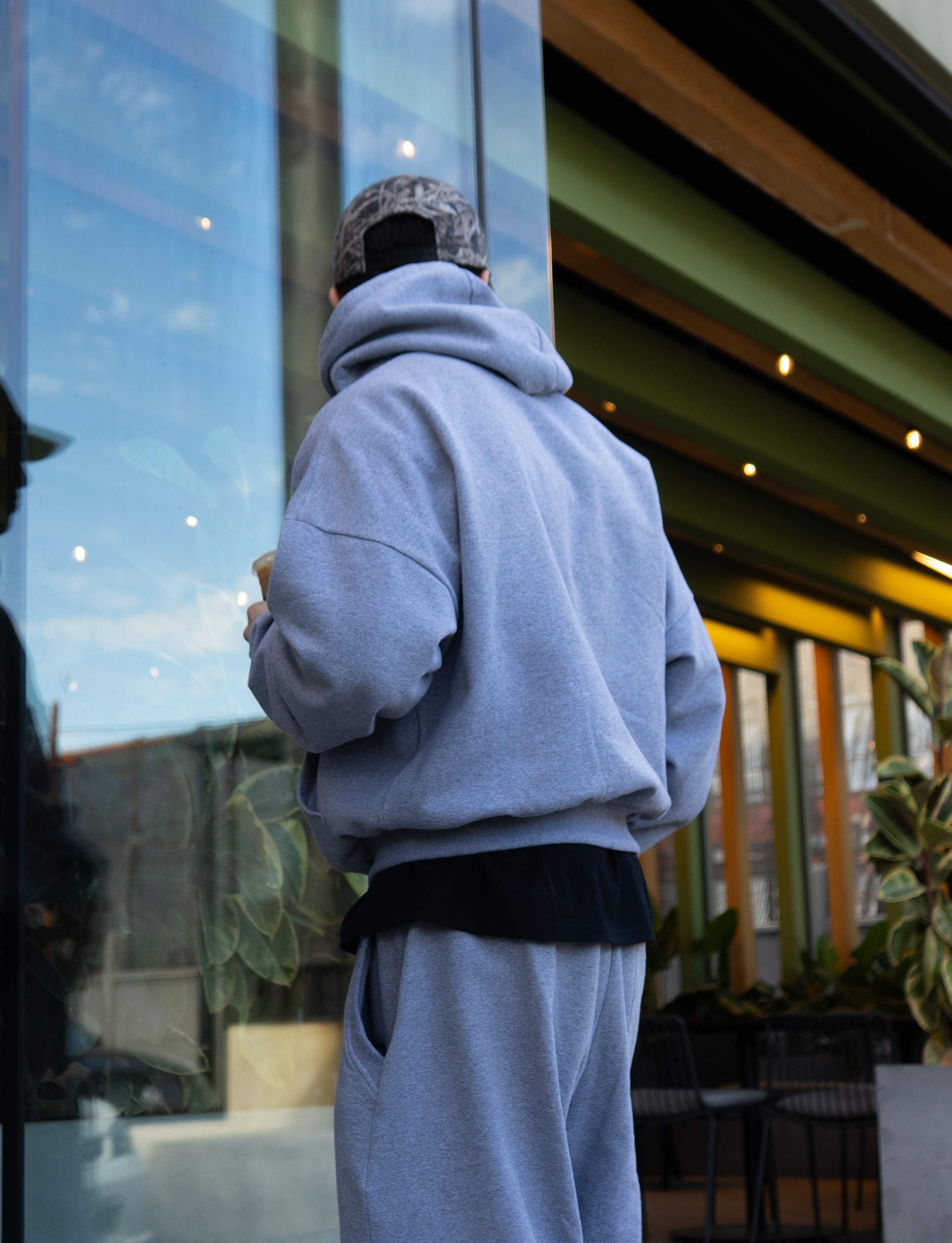POLERON GRIS - BOXY FIT