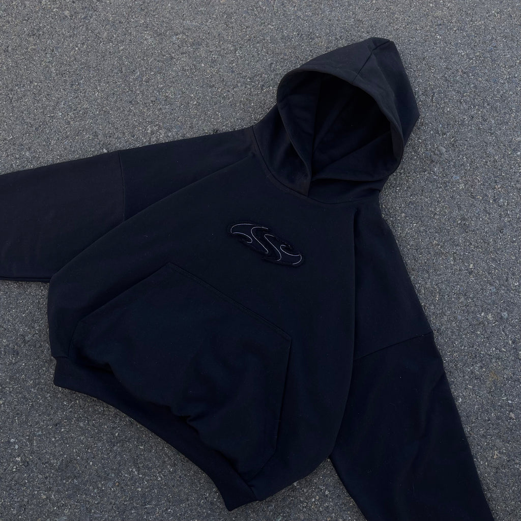 POLERON NEGRO - BOXY FIT