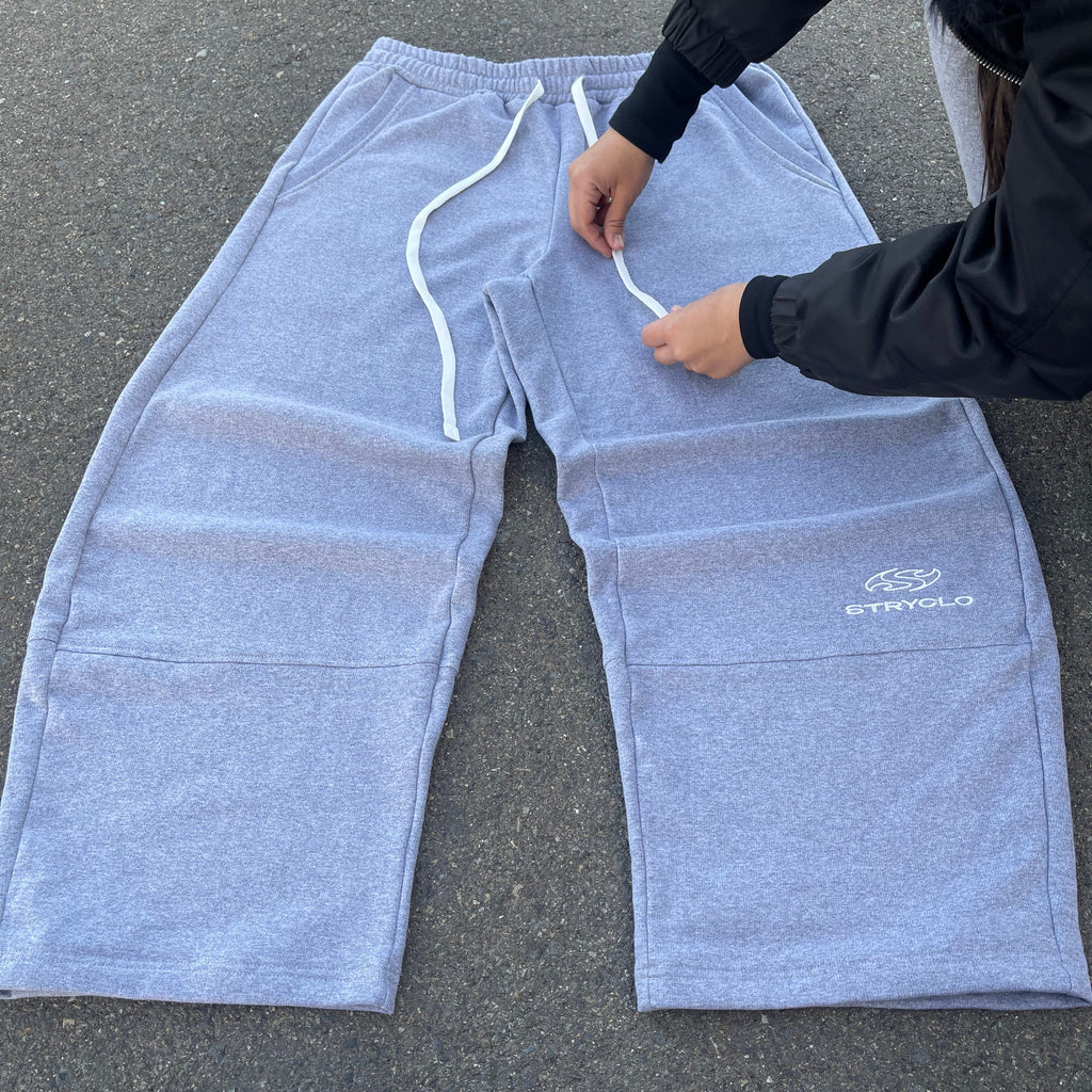 PANTALÓN BAGGY - GRIS