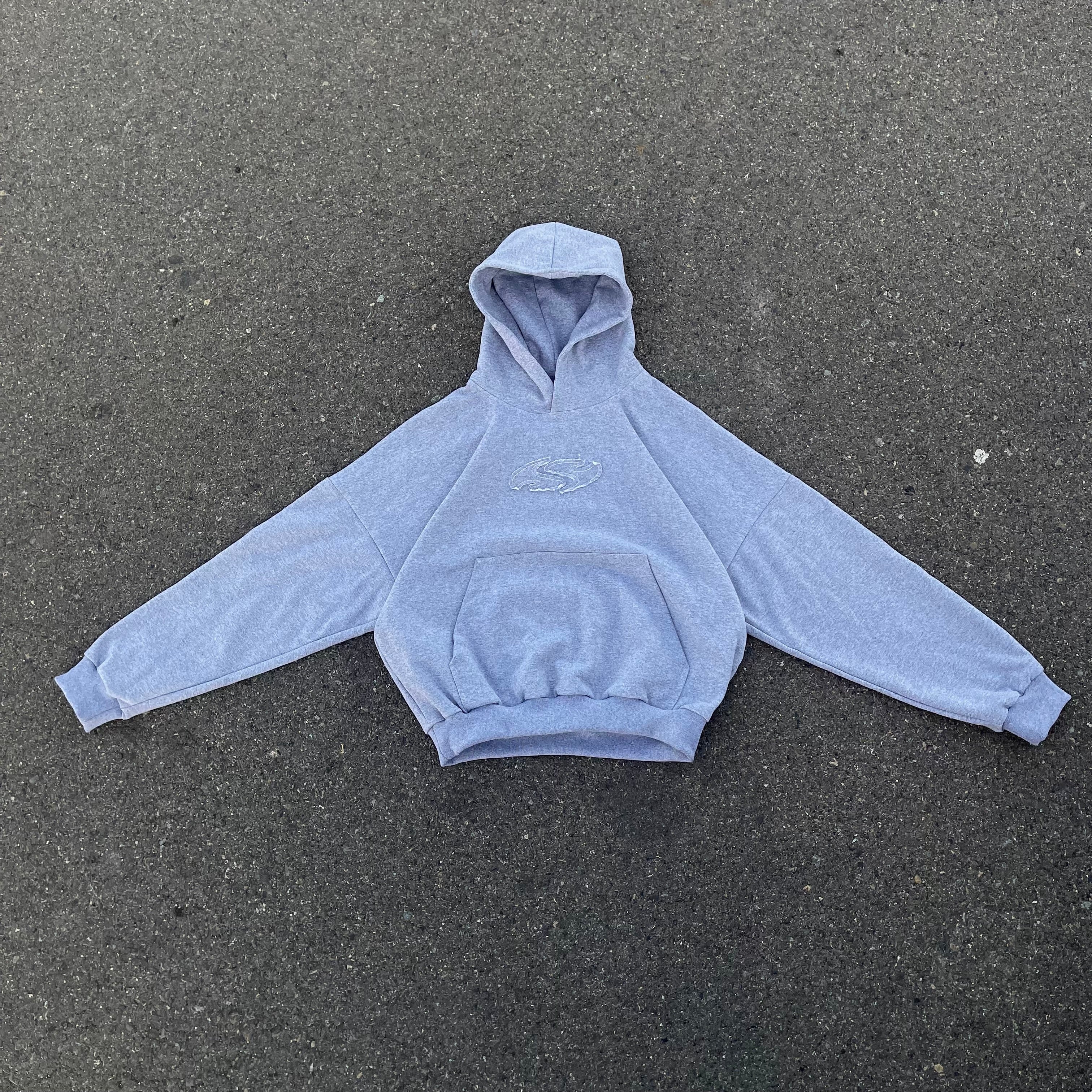 POLERON GRIS - BOXY FIT